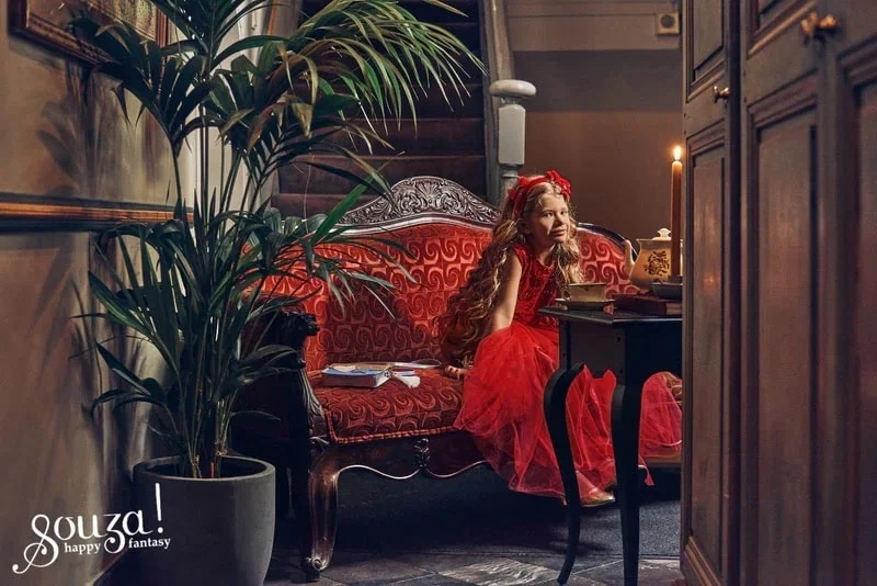 Déguisement Robe Scarlet-Plusieurs Tailles