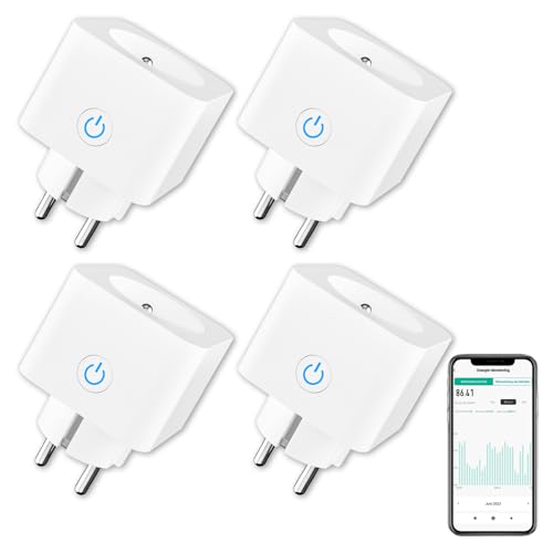 Prise Connectée Alexa Française 16A 3680W lot de 4 – Antela